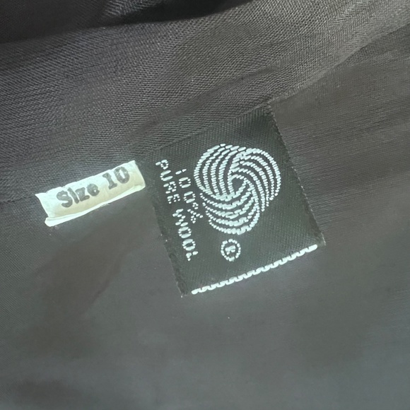 Vintage 70s Giorgio Saint Angelo100% Wool Houndstooth Blazer Size 6 (vintage 10) - Picture 7 of 8